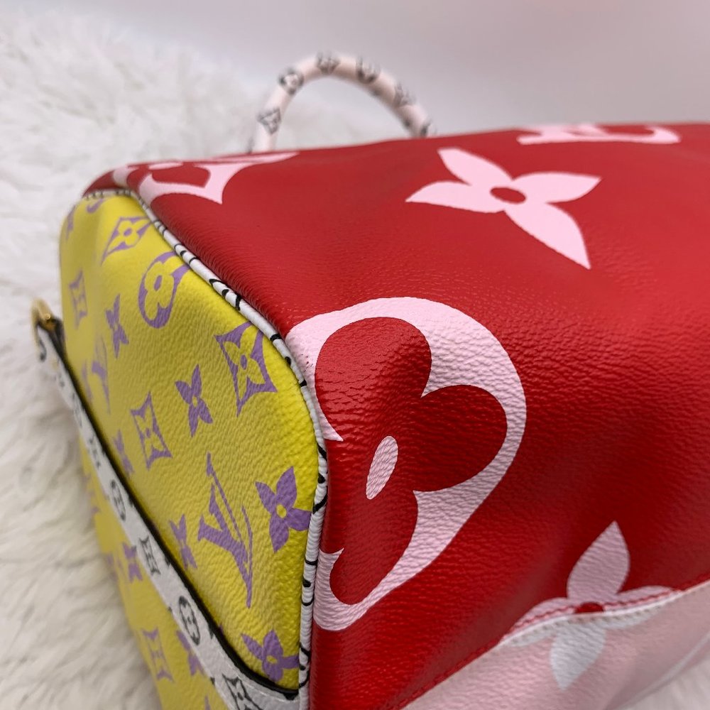 ❌SOLD❌ LOUIS VUITTON Monogram Giant red Speedy - Picture 10 of 16